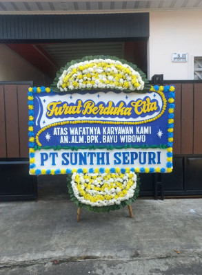 Papan Bunga Duka di Unyur