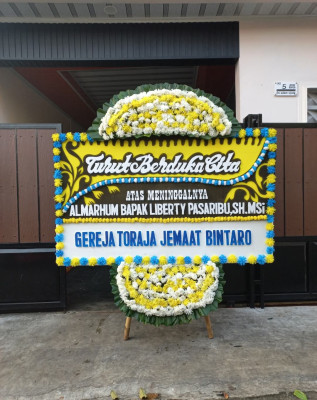 Papan Bunga Duka di Unyur